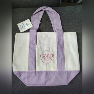 Trader Joe's Spring Pastel Mini Tote Bag